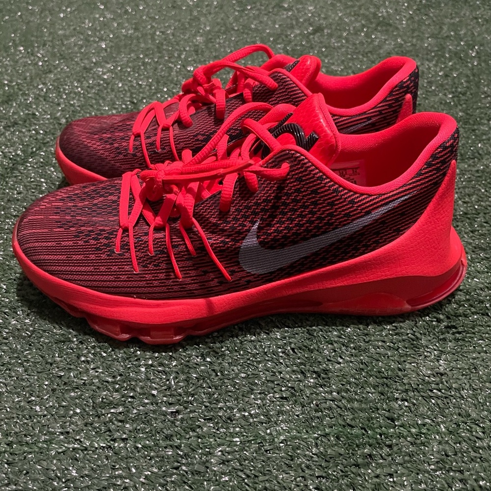 Nike KD Kevin Durant 8 (GS) Bright Crimson White Sz 6Y 768867-610 Basketball
